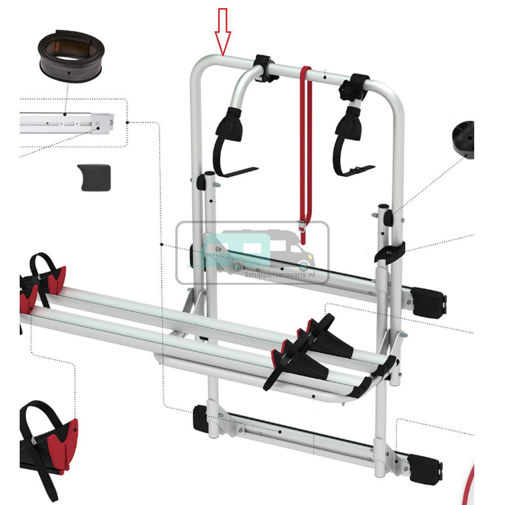 Fiamma Carry-Bike 200DJ Bovenbeugel Zwart