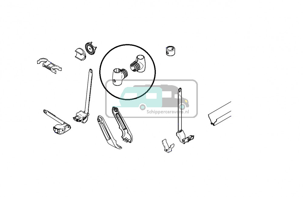 Thule Sport G2 T-Piece 2st.