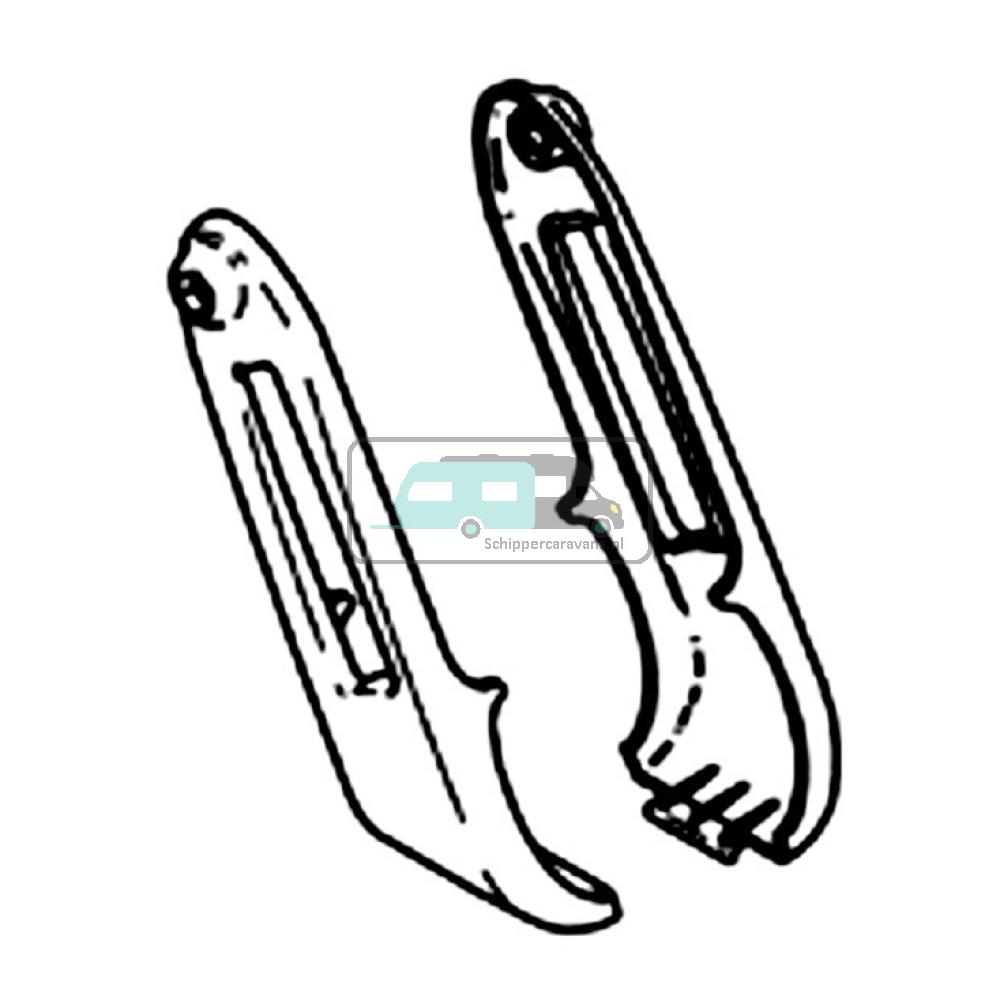 Thule Elite G2 hinge covers black (1l+1r)