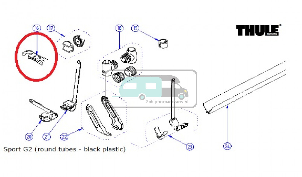 Thule G2 Platform Holder 30/34
