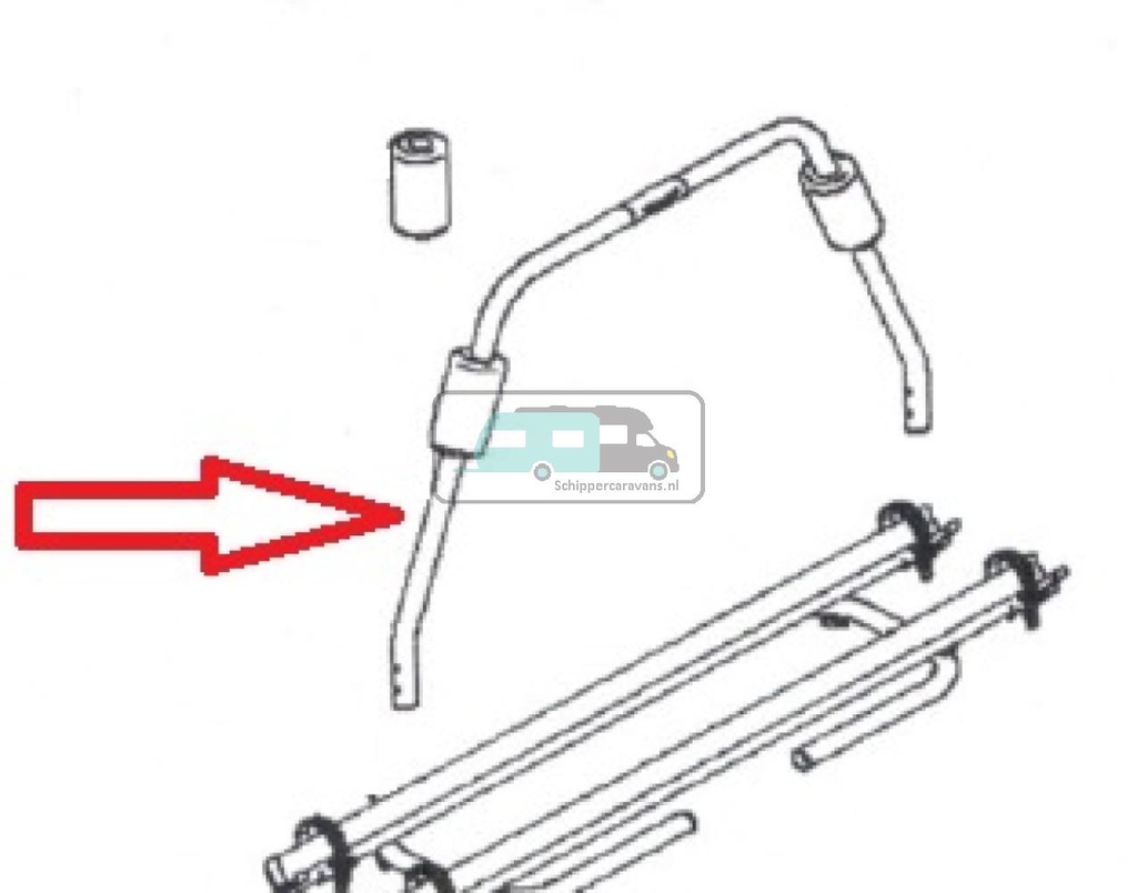 Thule Caravan Light Support Bar