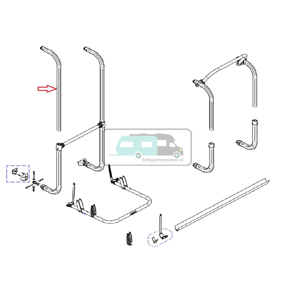 Thule Elite G2 Bovenarm zwart