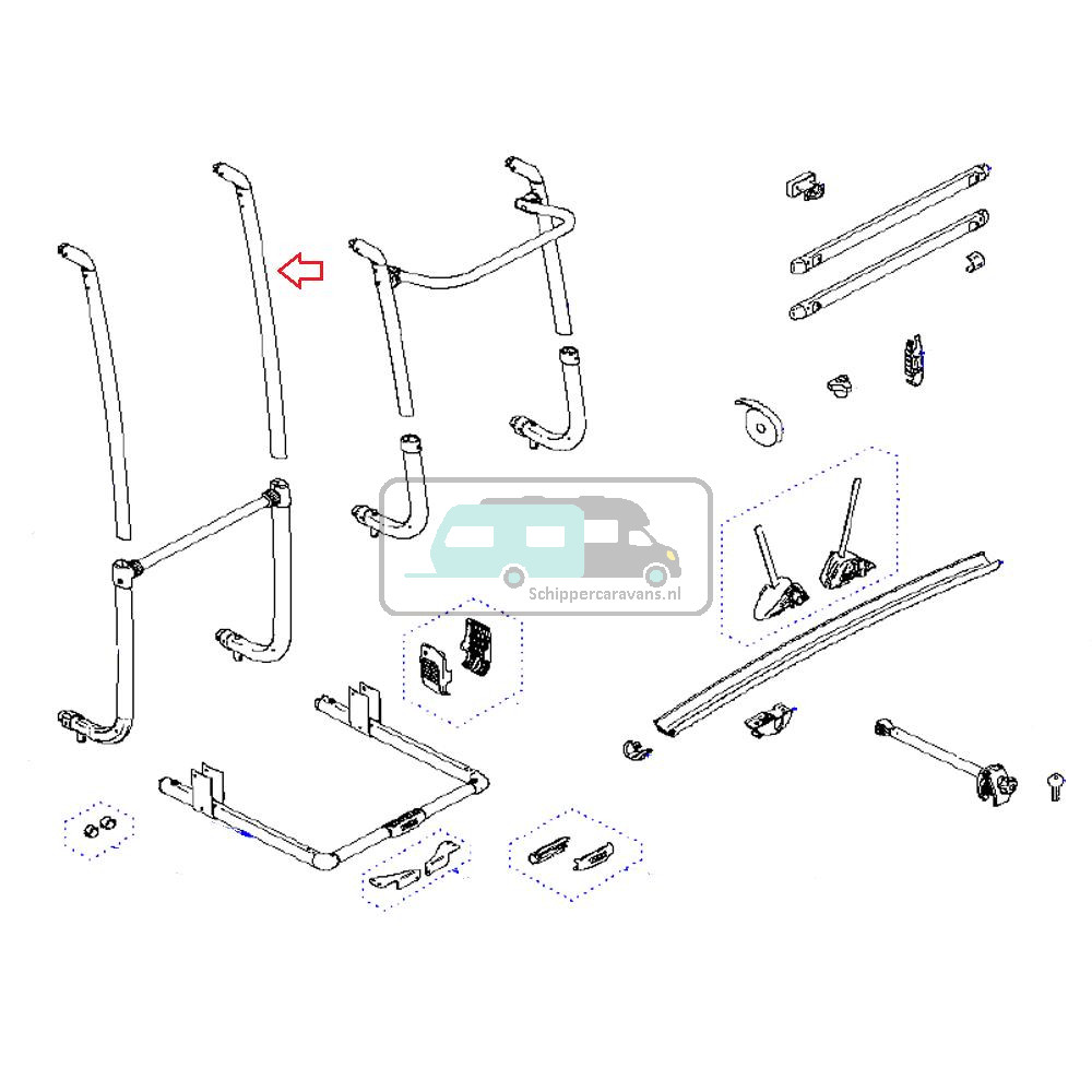 Thule Excellent Arm Black (1x)