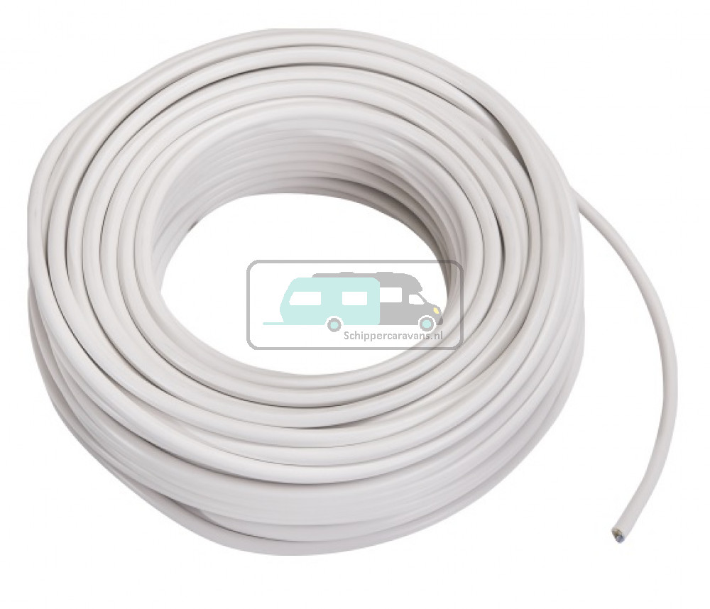 Kabel 3x1.5 Wit 50m