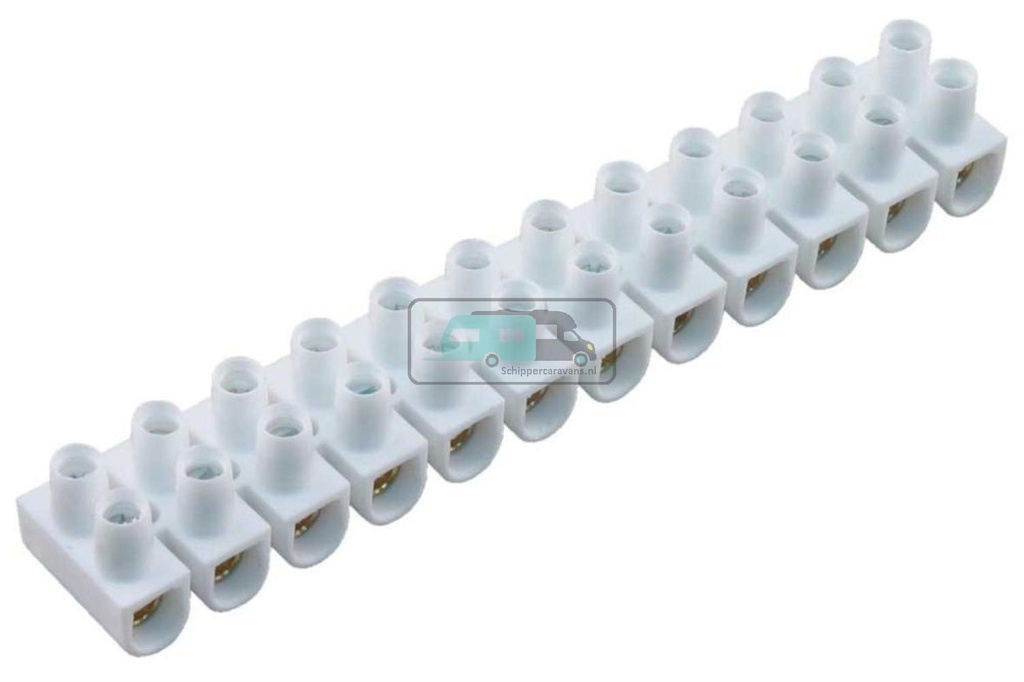 Kroonstrip 6mm Wit à 2 st.