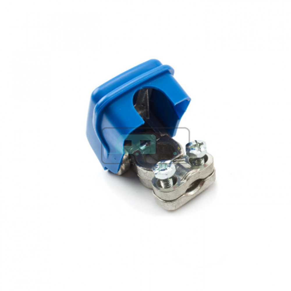 Ebienne Accupoolklem met Snelsluiting Kunststof Blauw