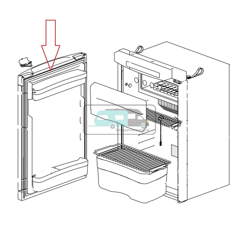 Thetford N112 Deur Frameless