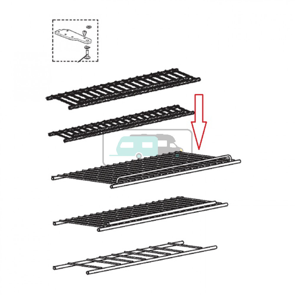 Dometic Rooster Boven Verzinkt RMS8400