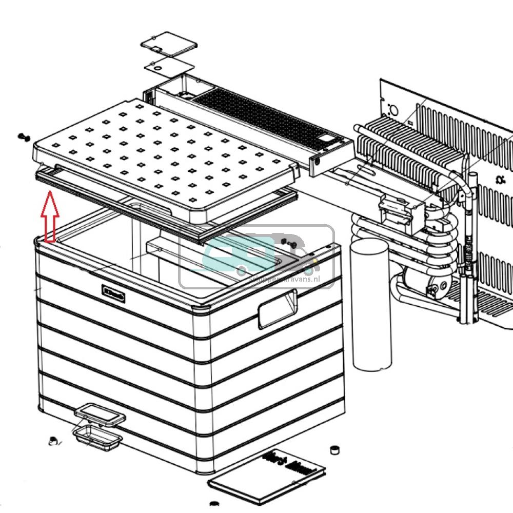 Dometic Rubber tbv Deksel 2922613001