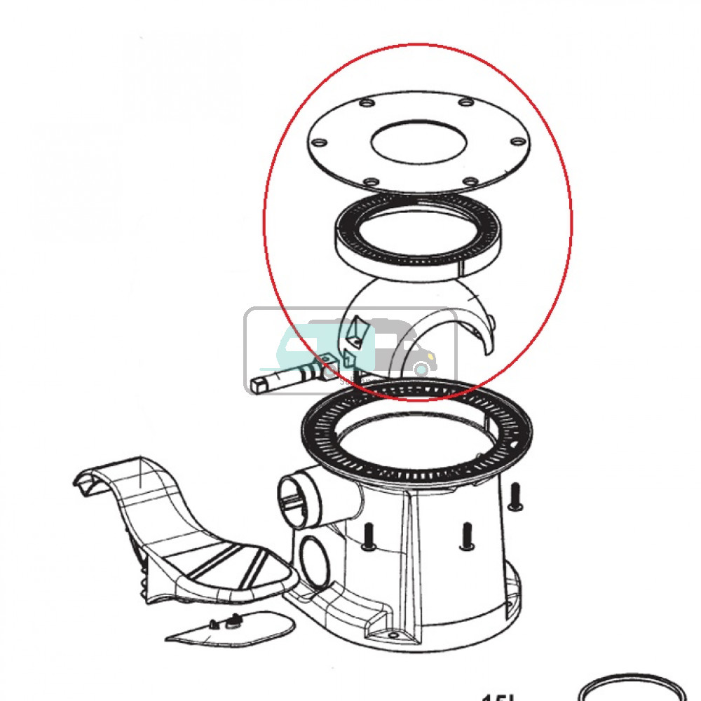Dometic VT2500 Halve Bol Afdichtingskit