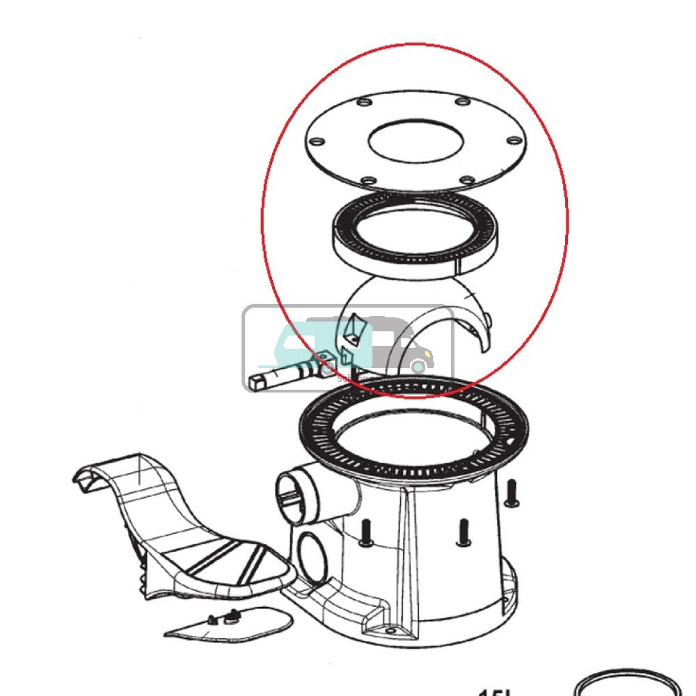 Dometic VT2500 Halve Bol Afdichtingskit