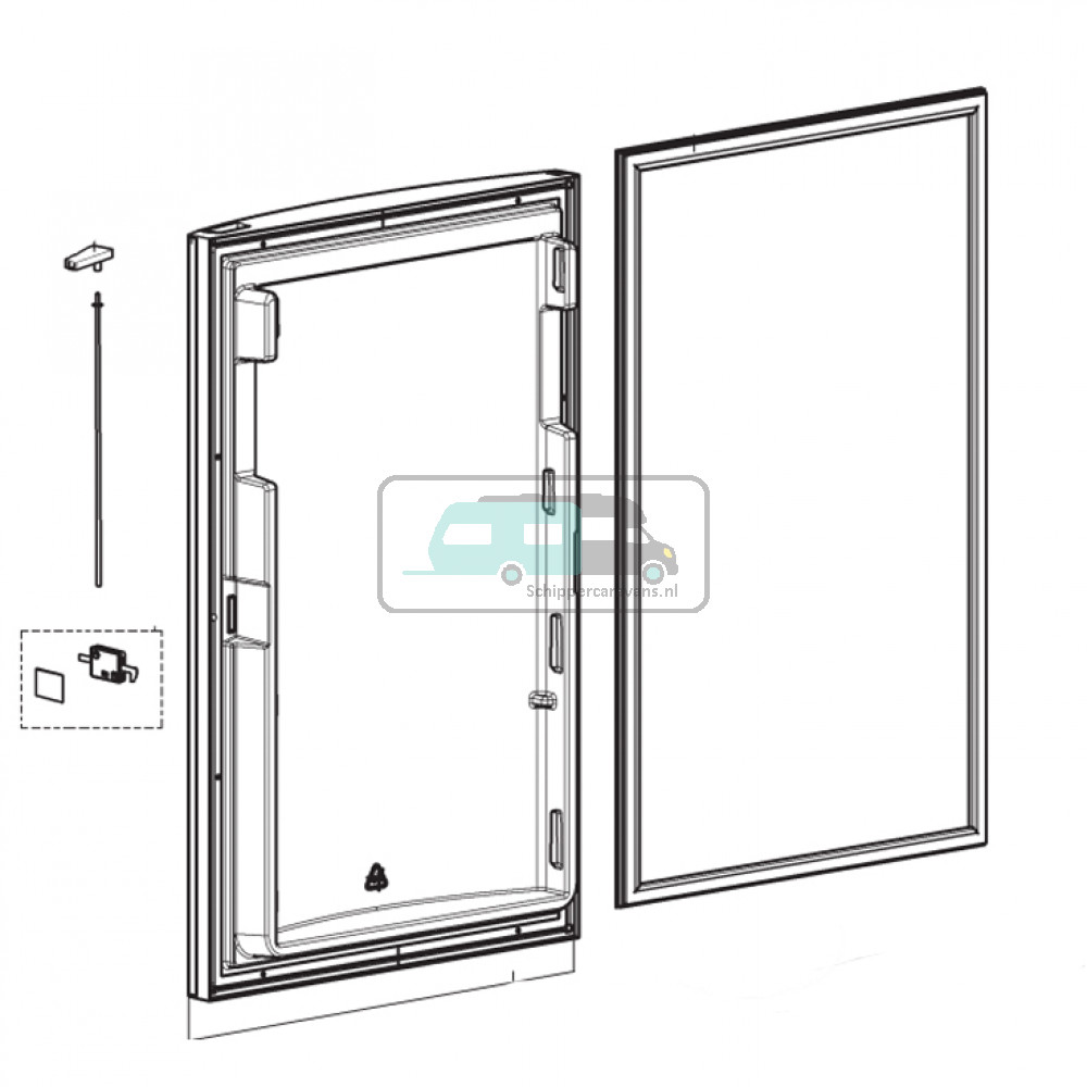 Dometic RMS8401 Deur Compleet 486x758