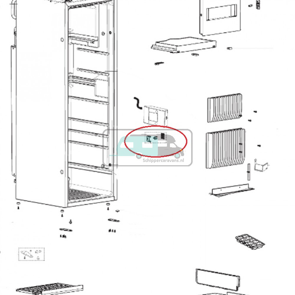 Dometic slotvanger RML9-Serie 2890582709