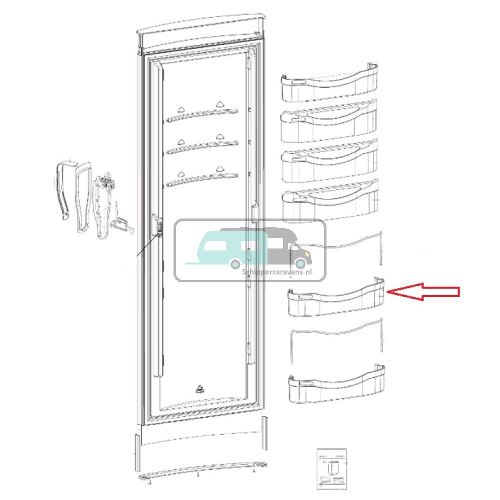 Dometic RML8330 Deurvak Hobby 314mm