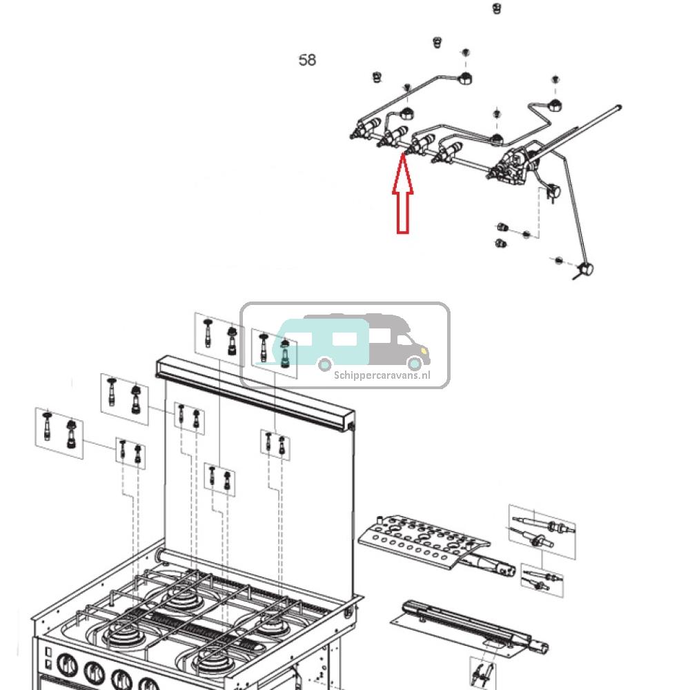 Dometic Gaskraan veiligheidsventiel Smev 1053105852