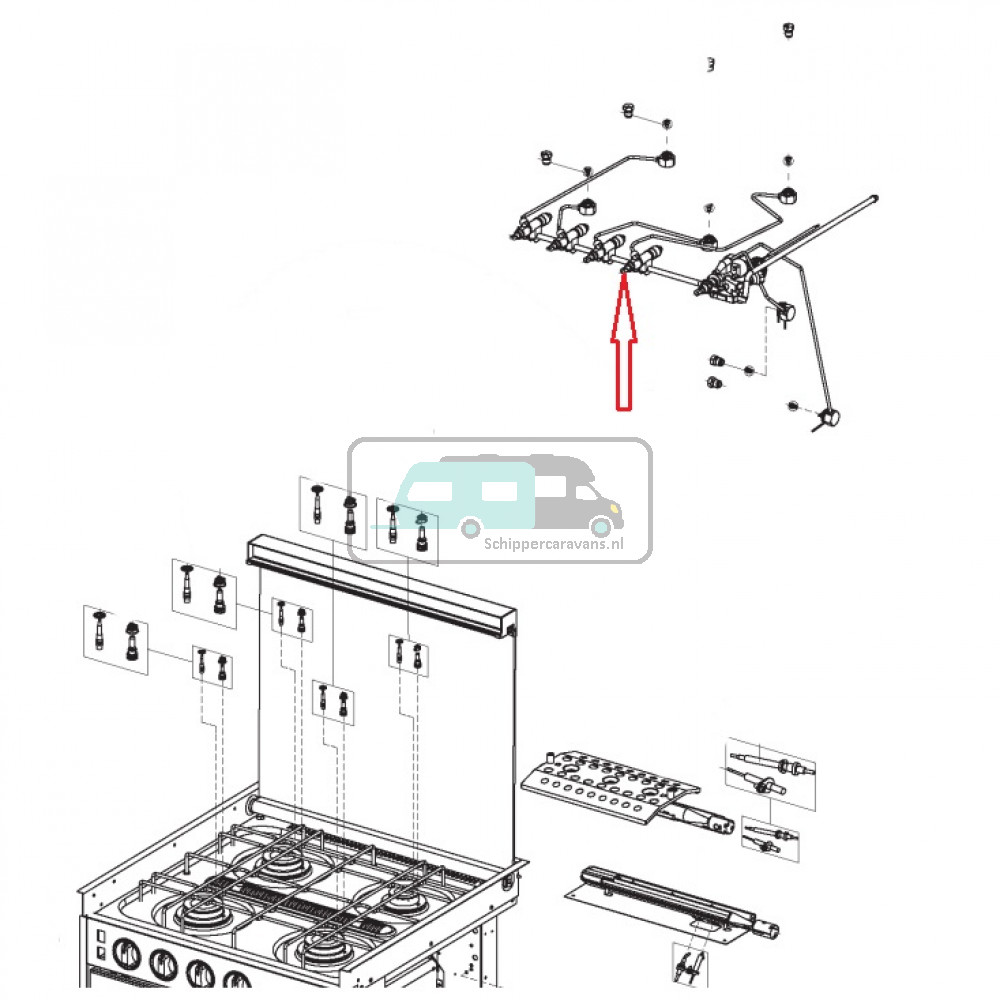 Dometic Gaskraan veiligheidsventiel Smev 1053105860