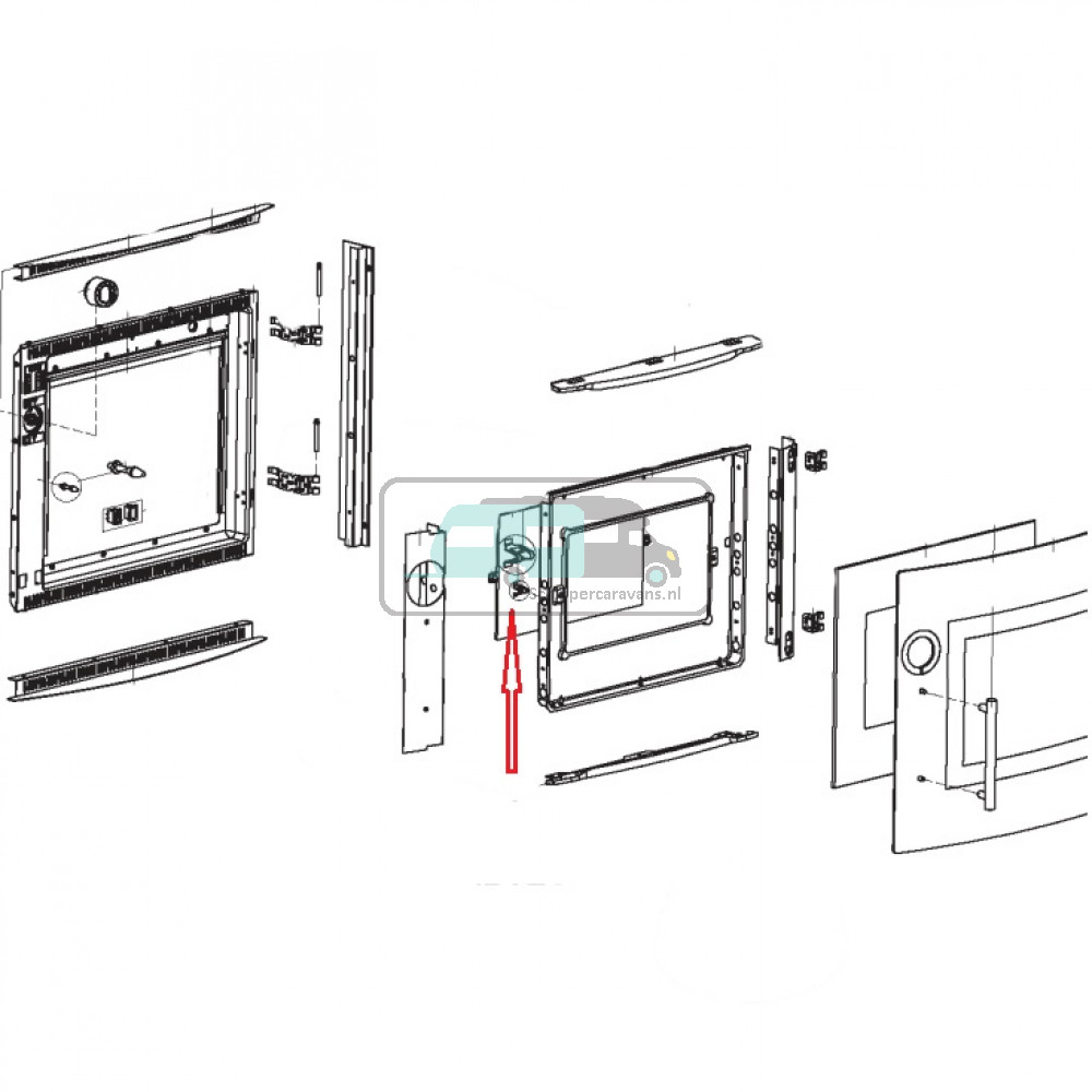 Dometic Veer Ovendeur FO 391