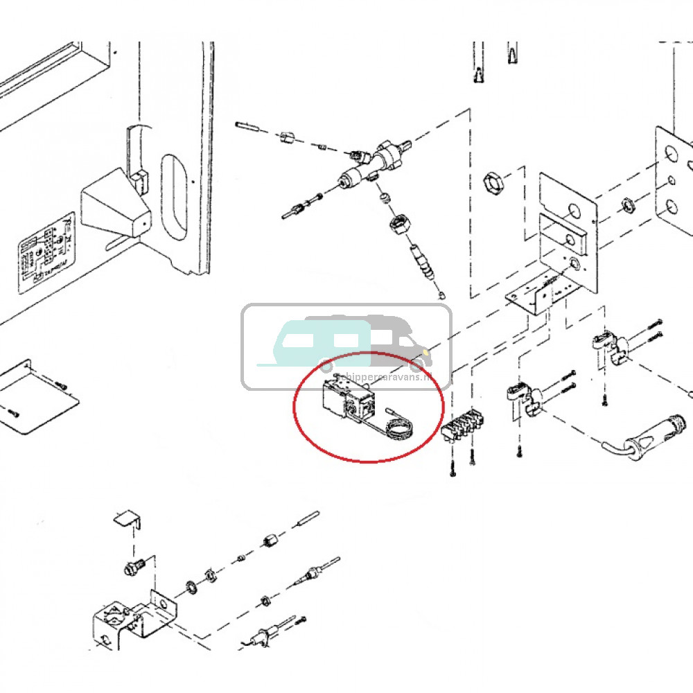 Dometic Thermostaat Electrisch RC1600