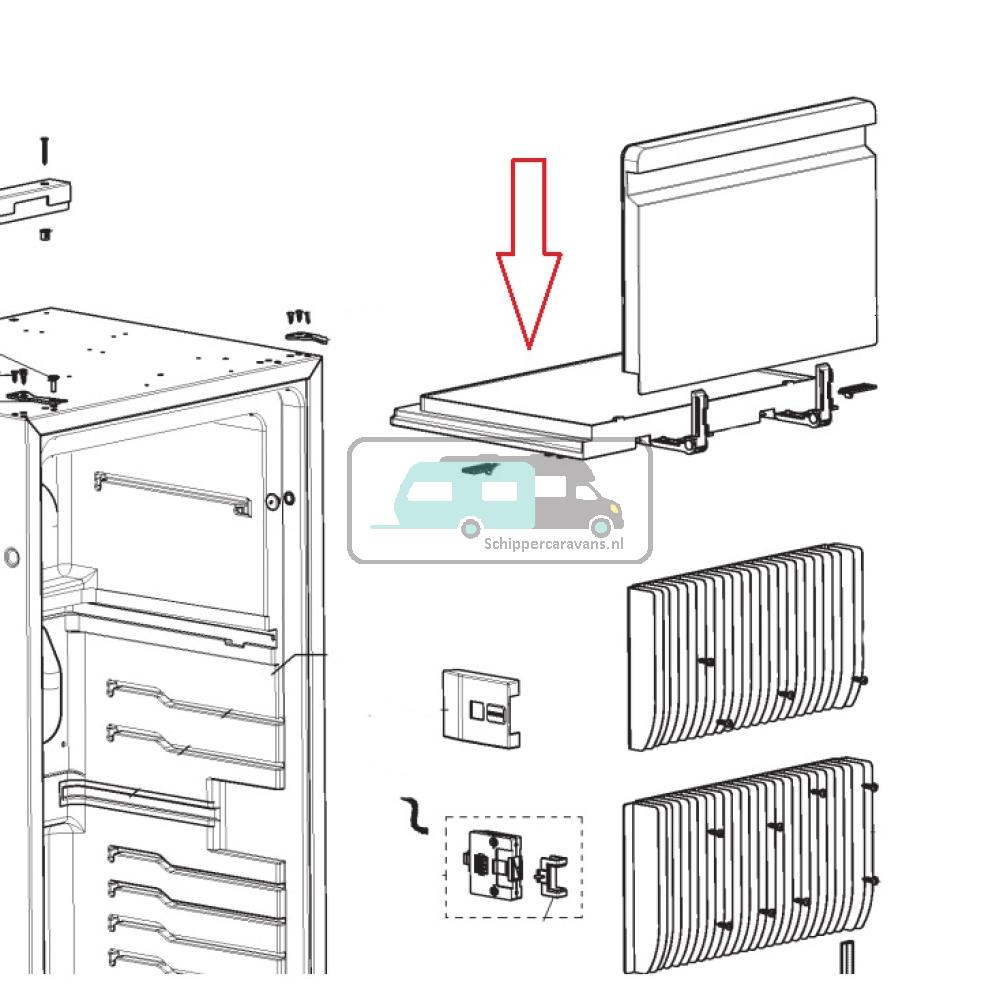 Dometic RML8551 Bodem Invrieskompartiment