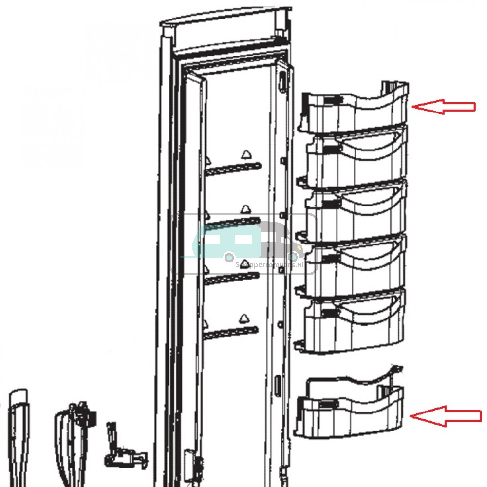Dometic RML8230 Deurvak Fendt