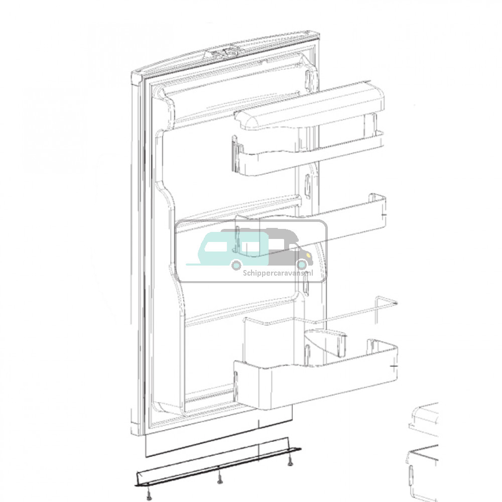 Dometic RM7290L Deur Service Compleet 525x758