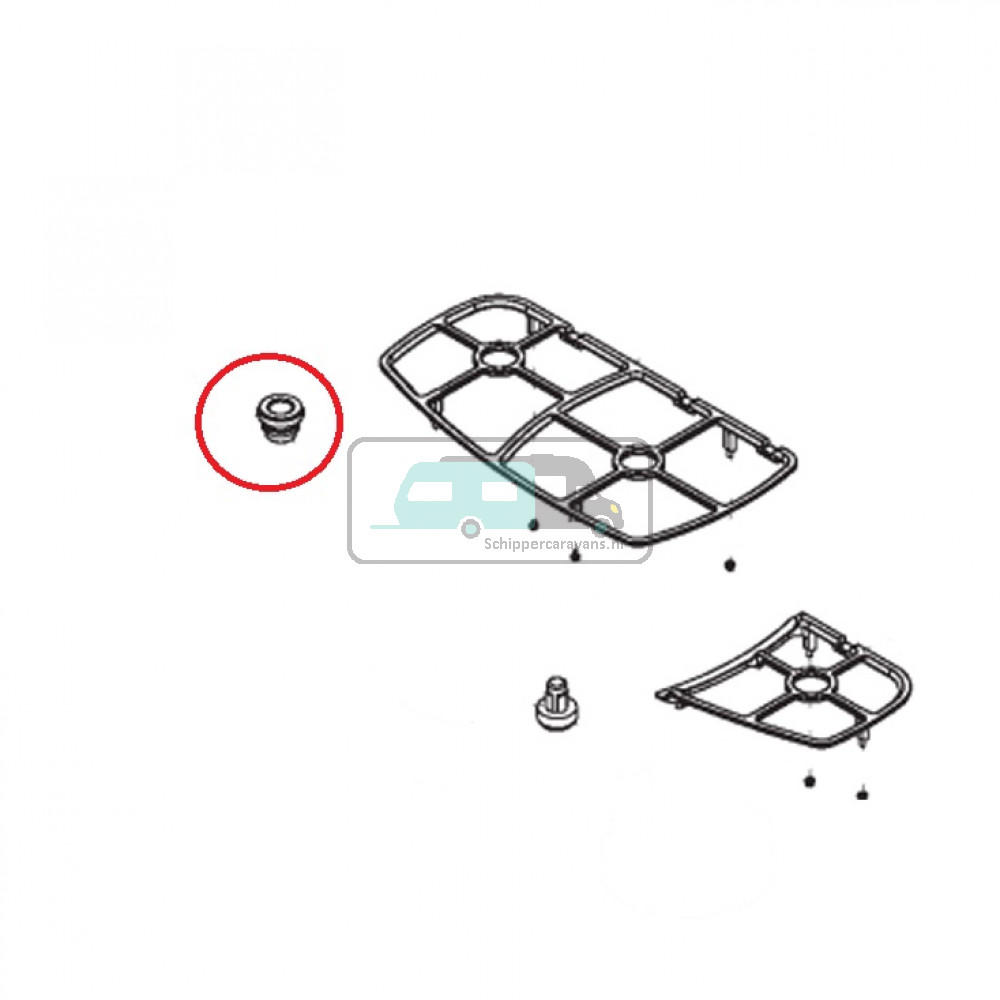 Dometic KSK2007 Retainer Stopper 6st.
