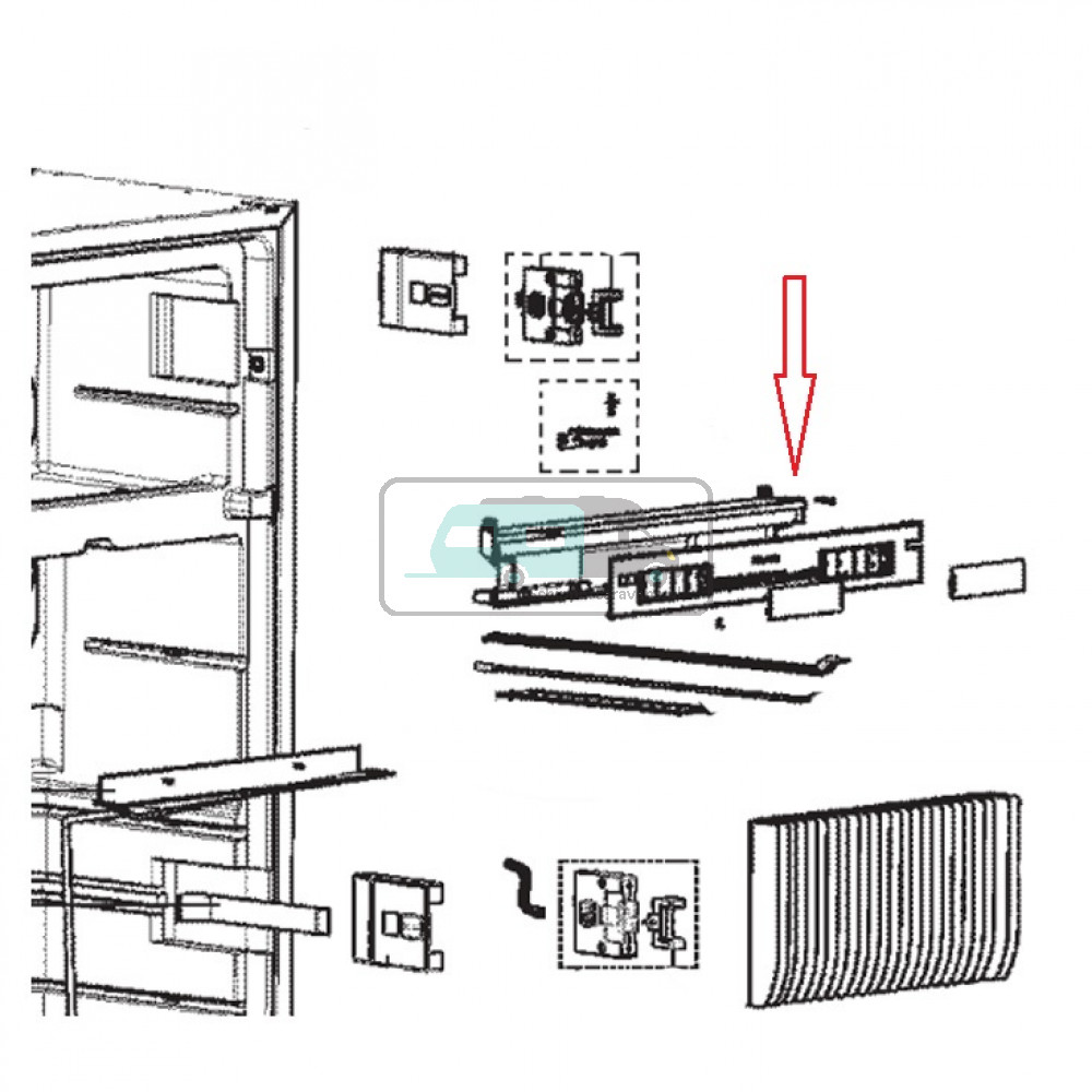 Dometic Bedieningspaneel RMDT8505