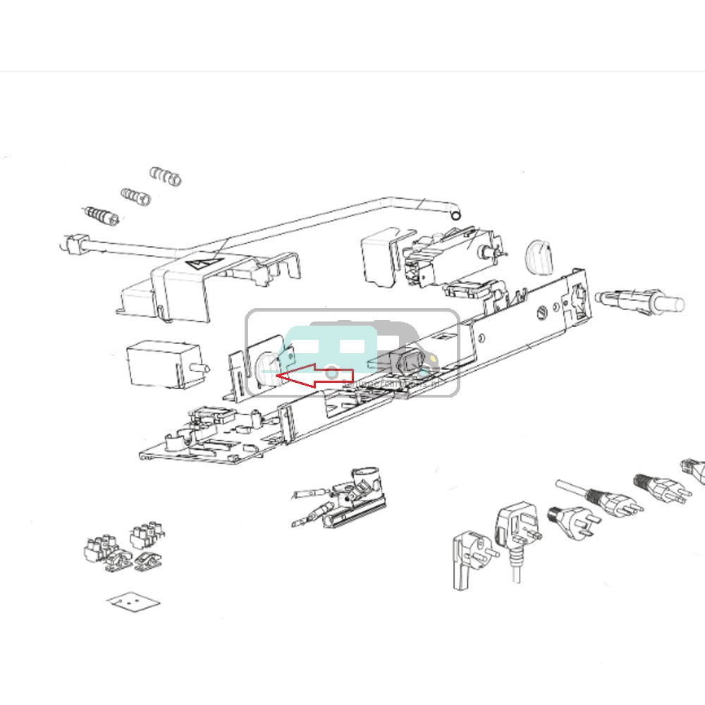 Dometic RF60 Keuzeschakelaar