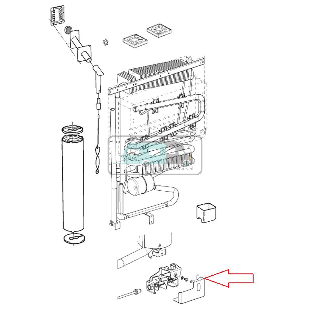 Dometic RM8501 Gasbrander Compleet