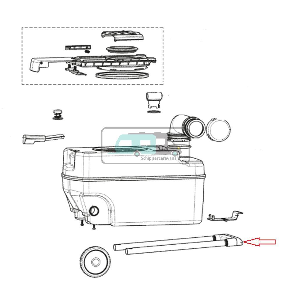 Dometic CT3000/4000 Handgreep
