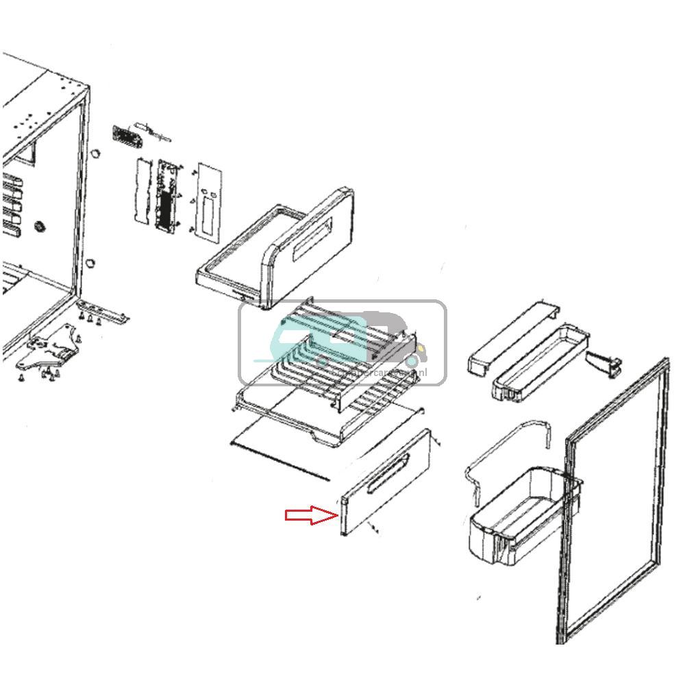 Dometic CRX1080 Deurpaneel Onder