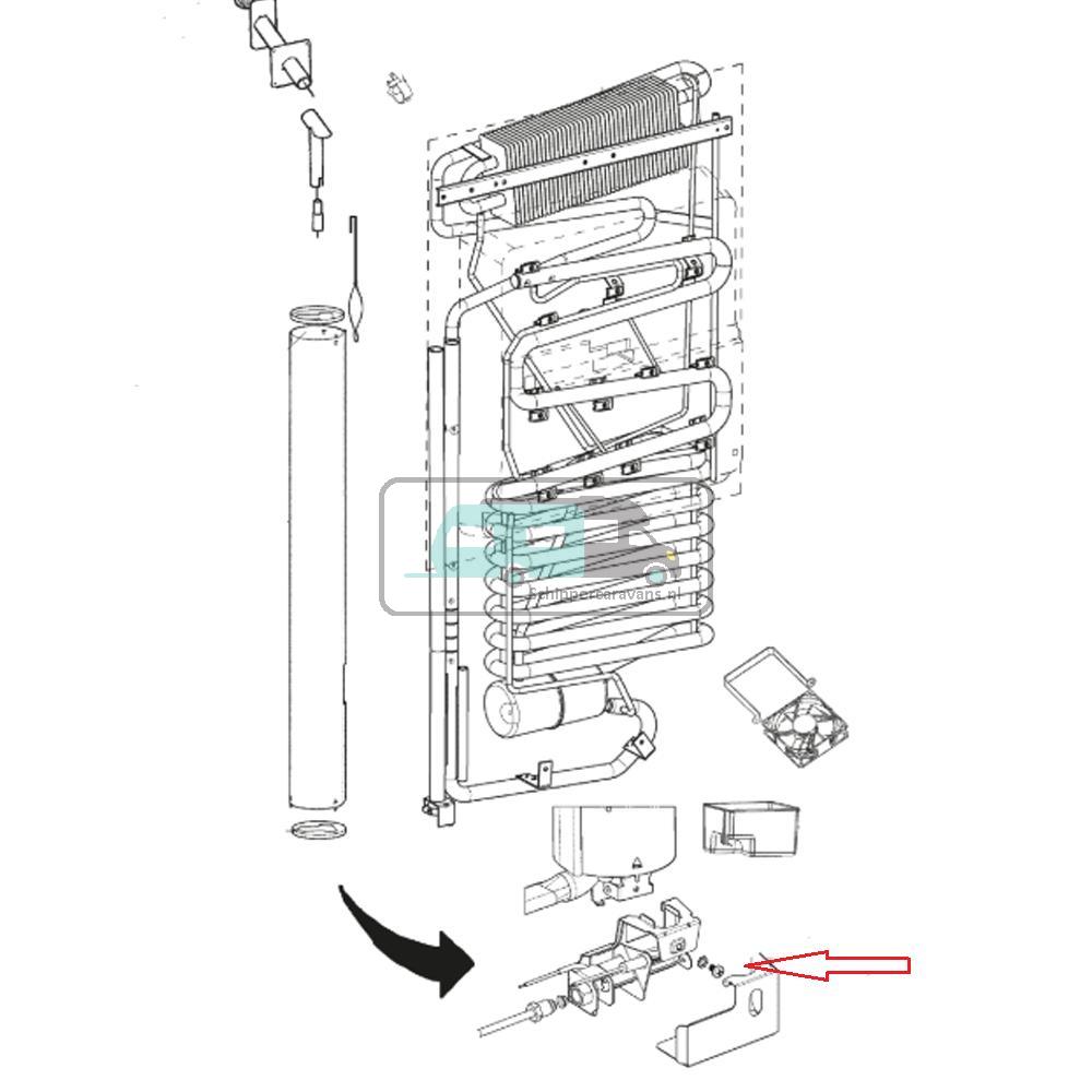 Dometic RMD8551 Gasbrander Kompleet