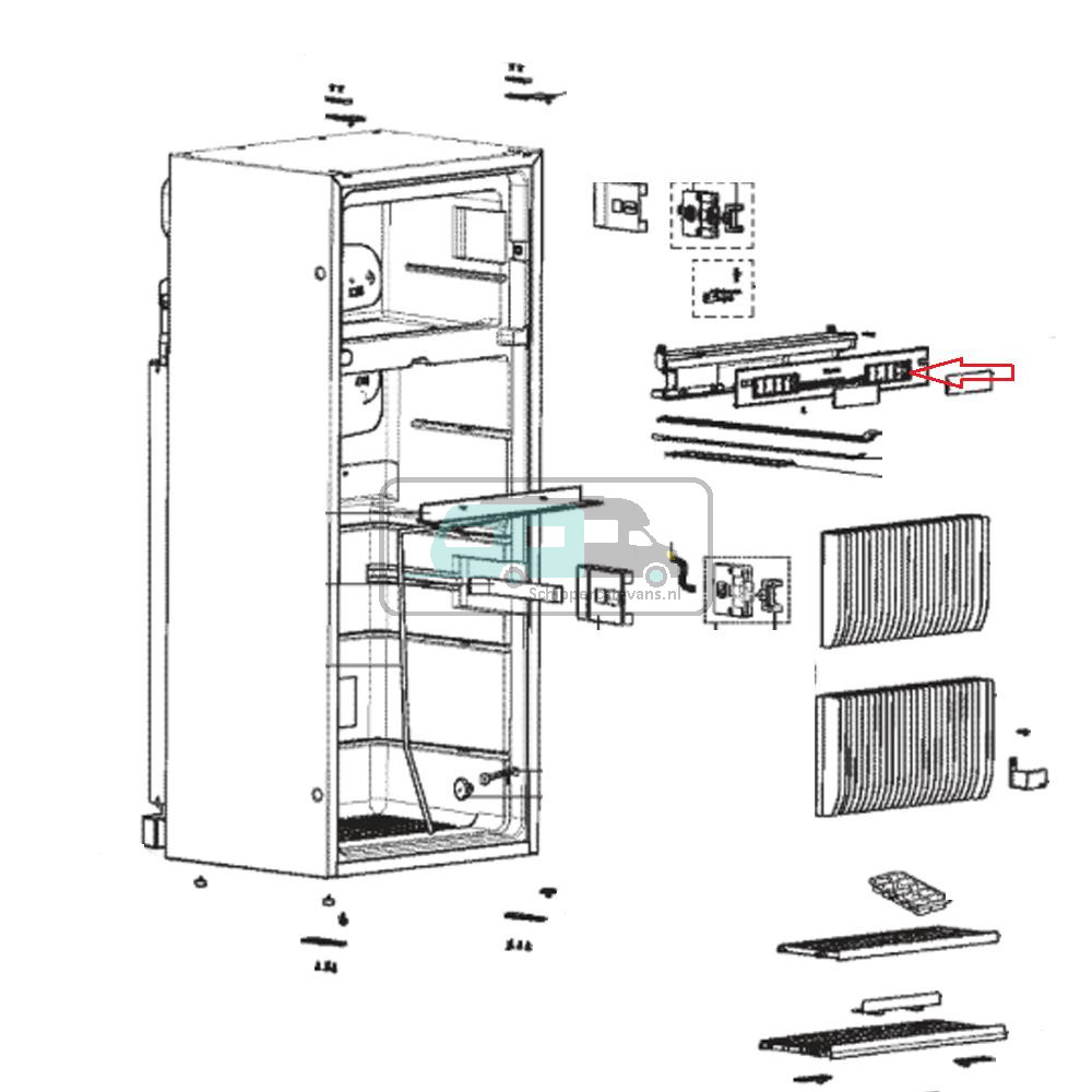 Dometic RMD8500 Display