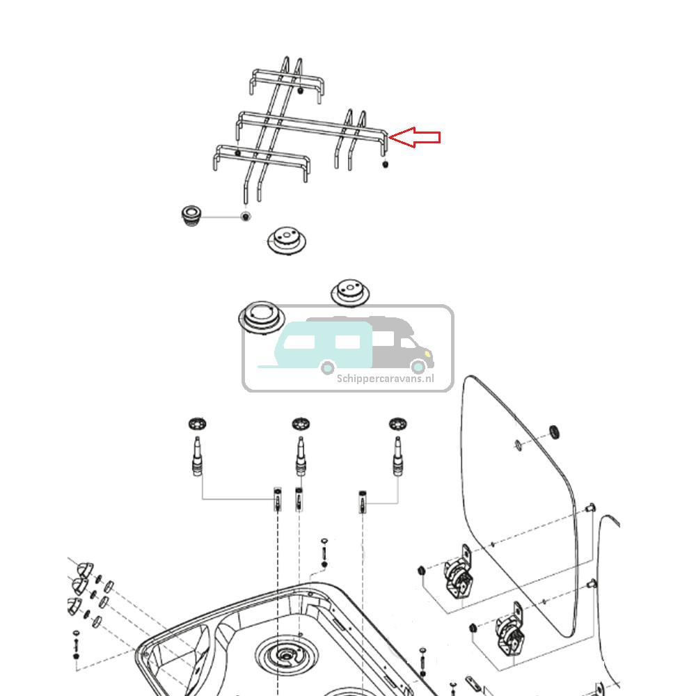 Dometic Combi Komfoort Pannentreef
