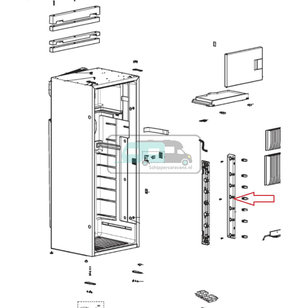 Dometic RML 9432 Lamp met sensor