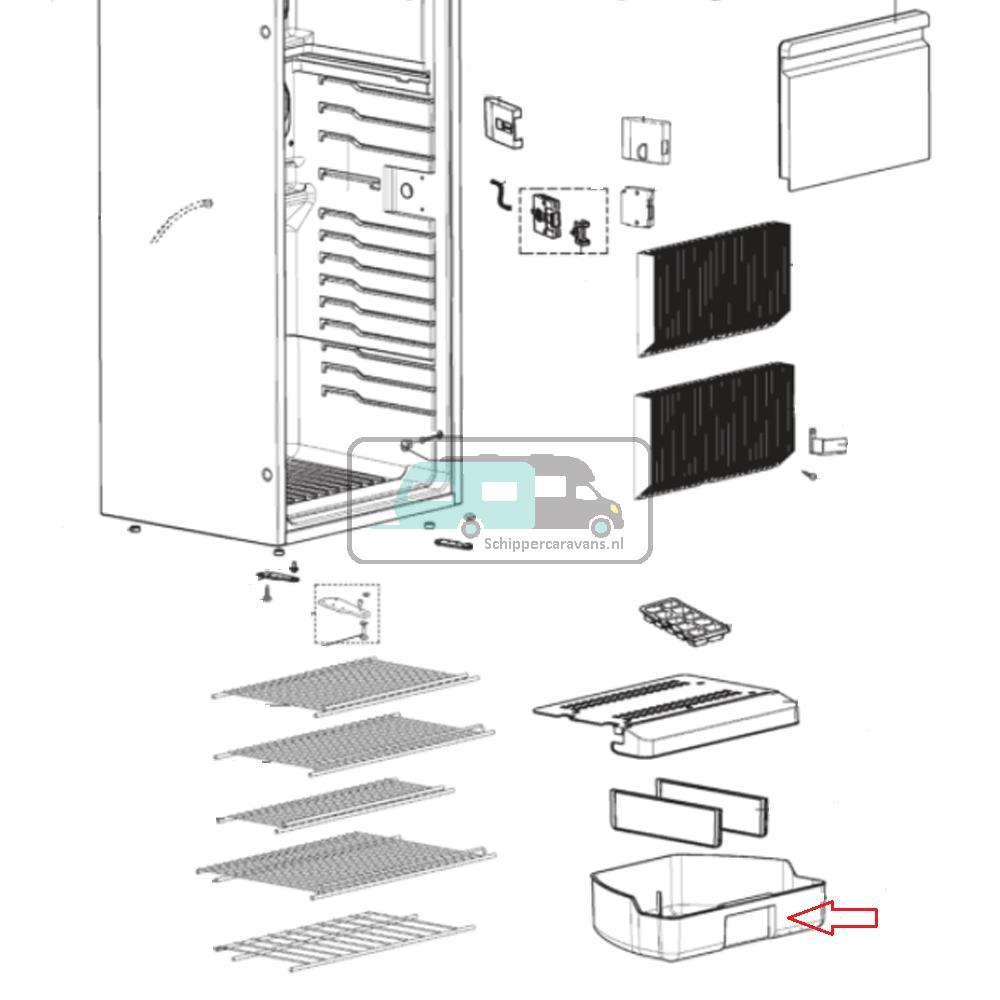 Dometic RML8555 Vershouder Transparant