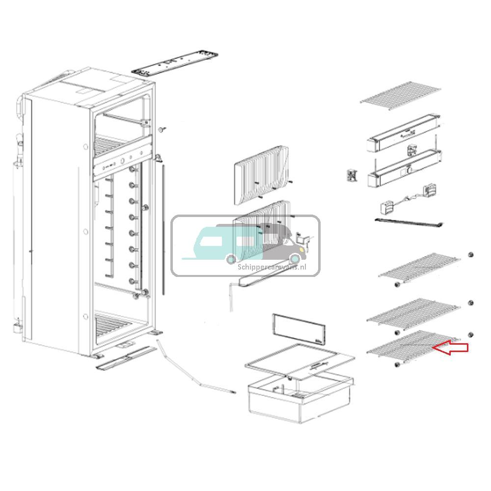 Dometic RM10.5 Onder Rooster
