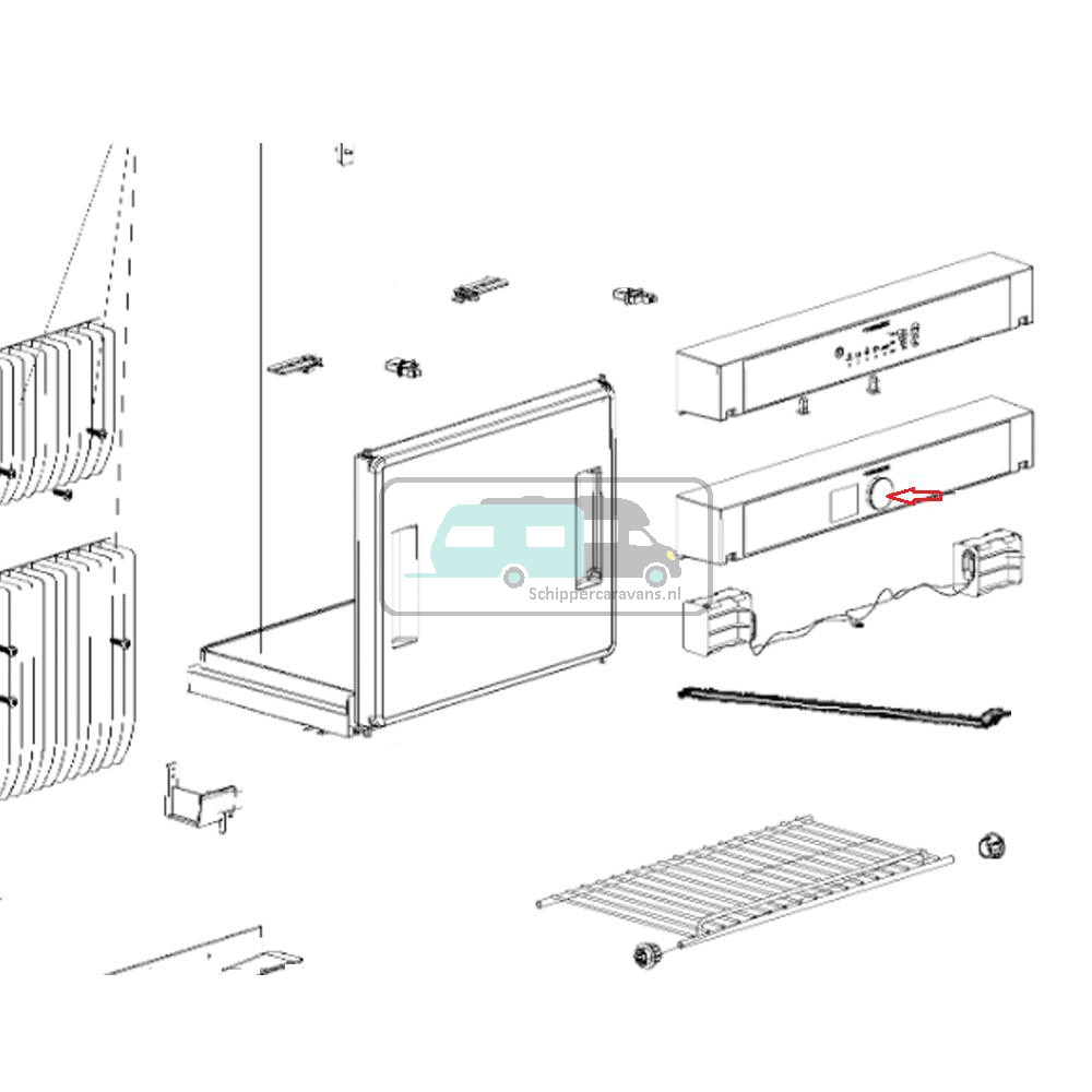 Dometic RM10.5 Draaiknop