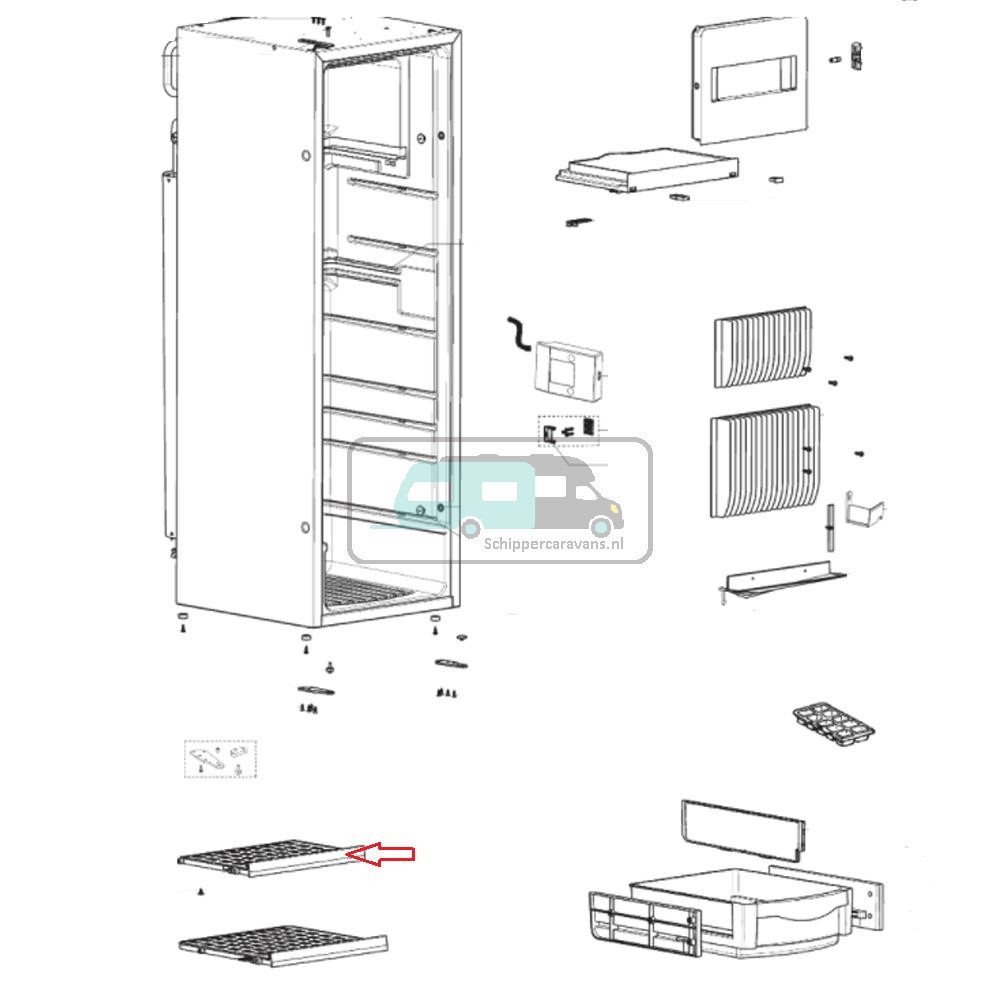 Dometic RML9330 Rooster Boven 34.8x22