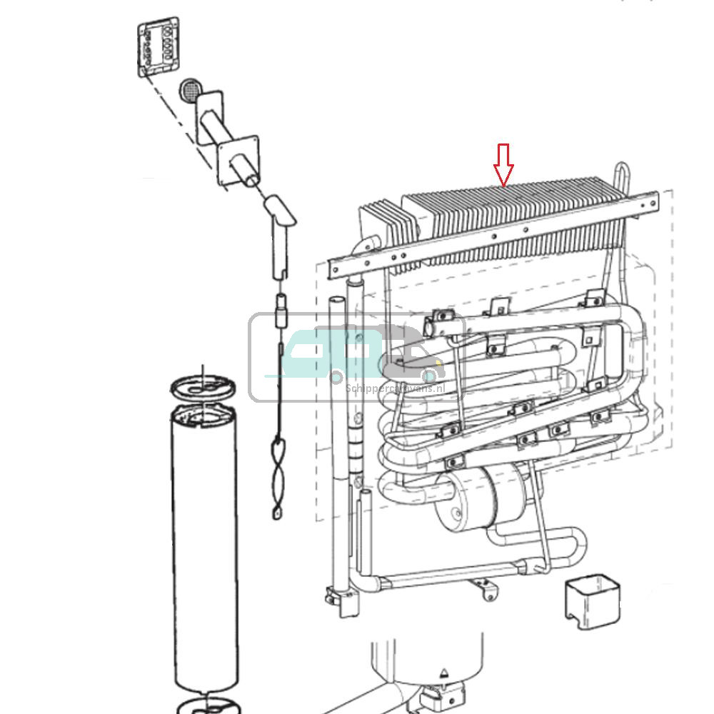 Dometic RMS 8406 Aggregaat