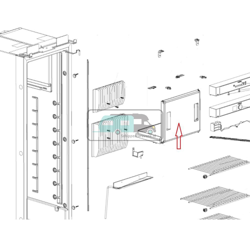 Dometic Diepvriesdeur RML 10.4