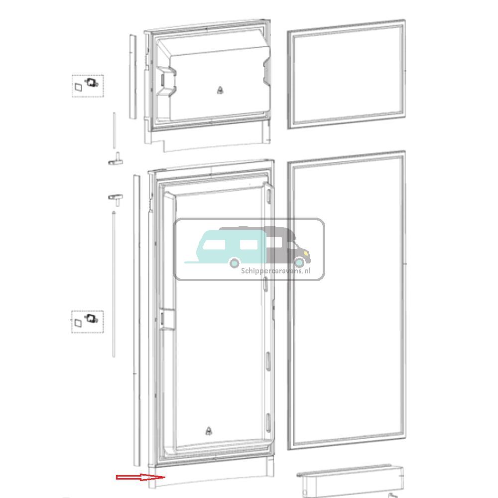 Dometic Decoratieplaat Deur RMD8505