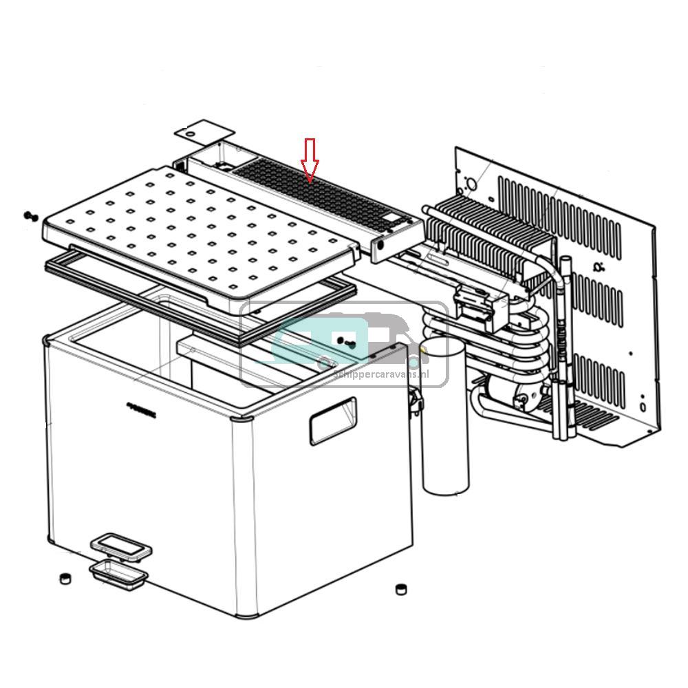Dometic Koelbox ACX3 40G Ventilatierooster