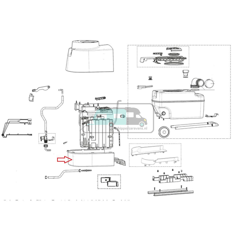 Dometic Onderbak Toilet CT4000