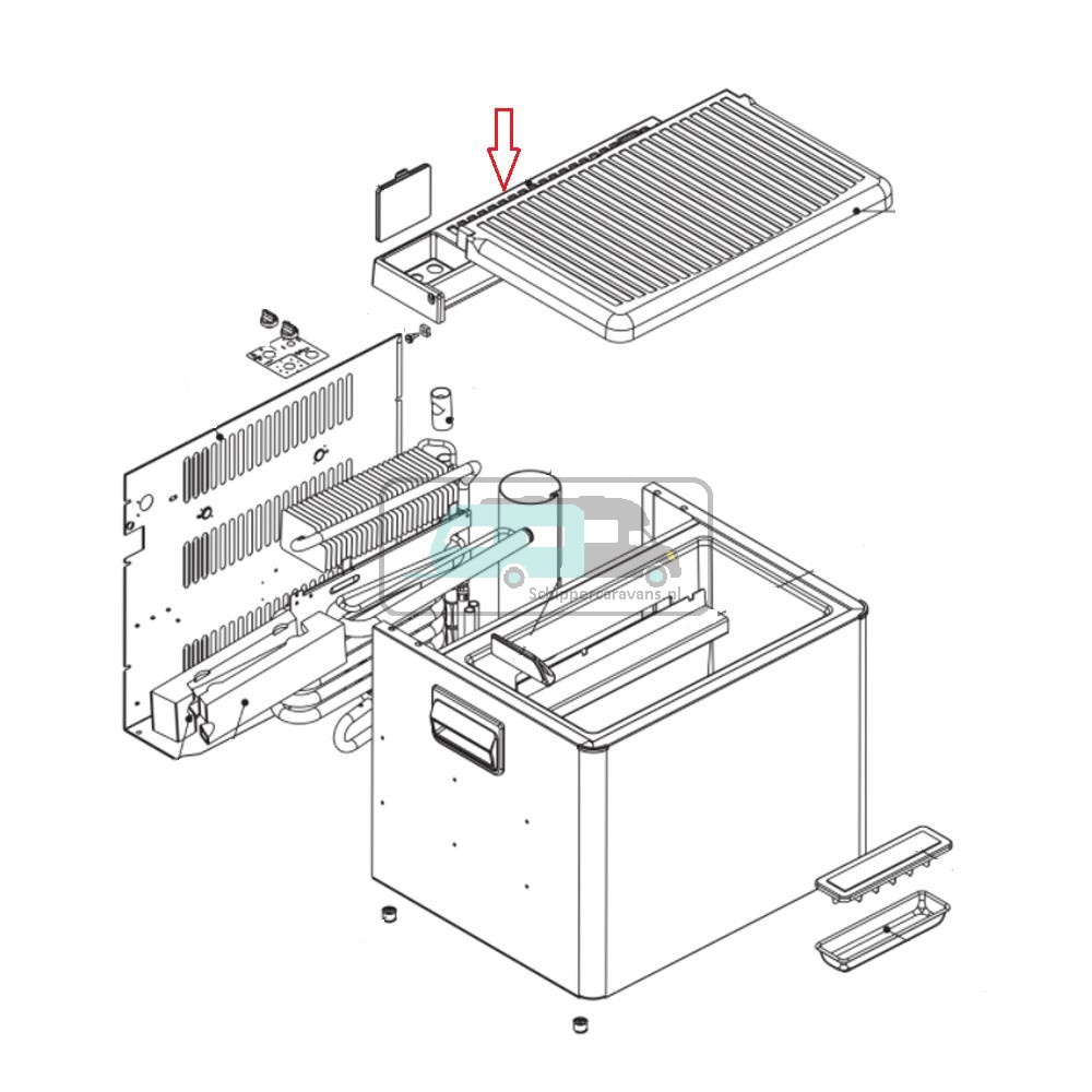 Dometic Ventilatierooster RC1200 EGP