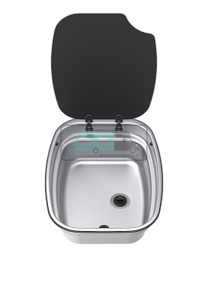 Thetford Spoelbak Rechthoekig RVS Argent