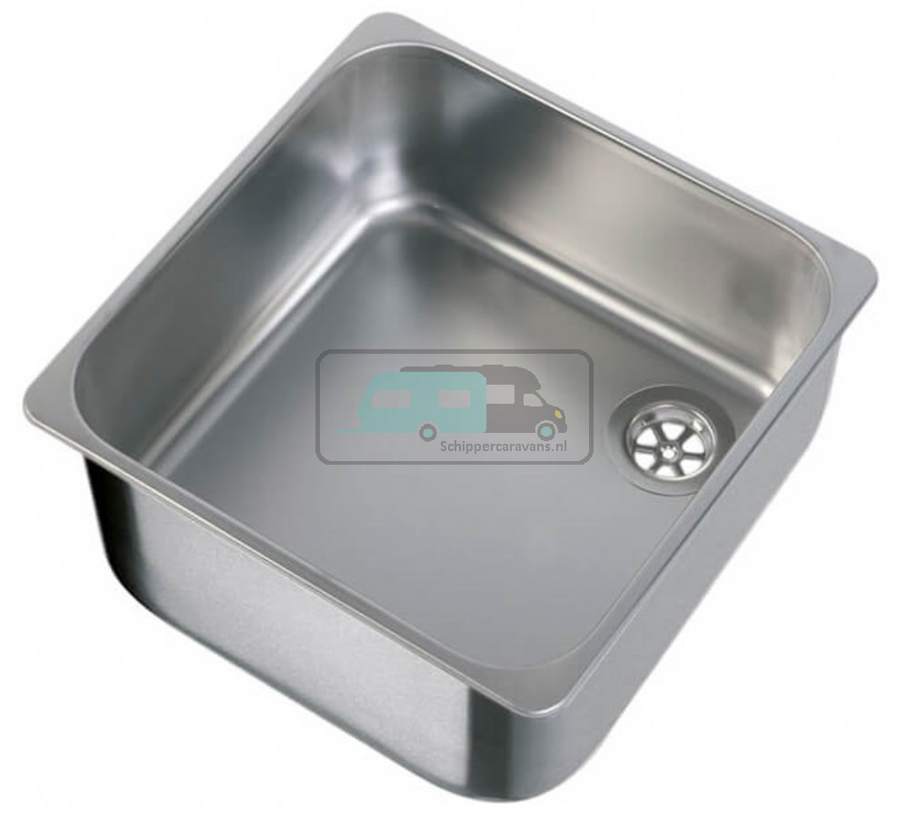 Navy Load Spoelbak Vierkant RVS