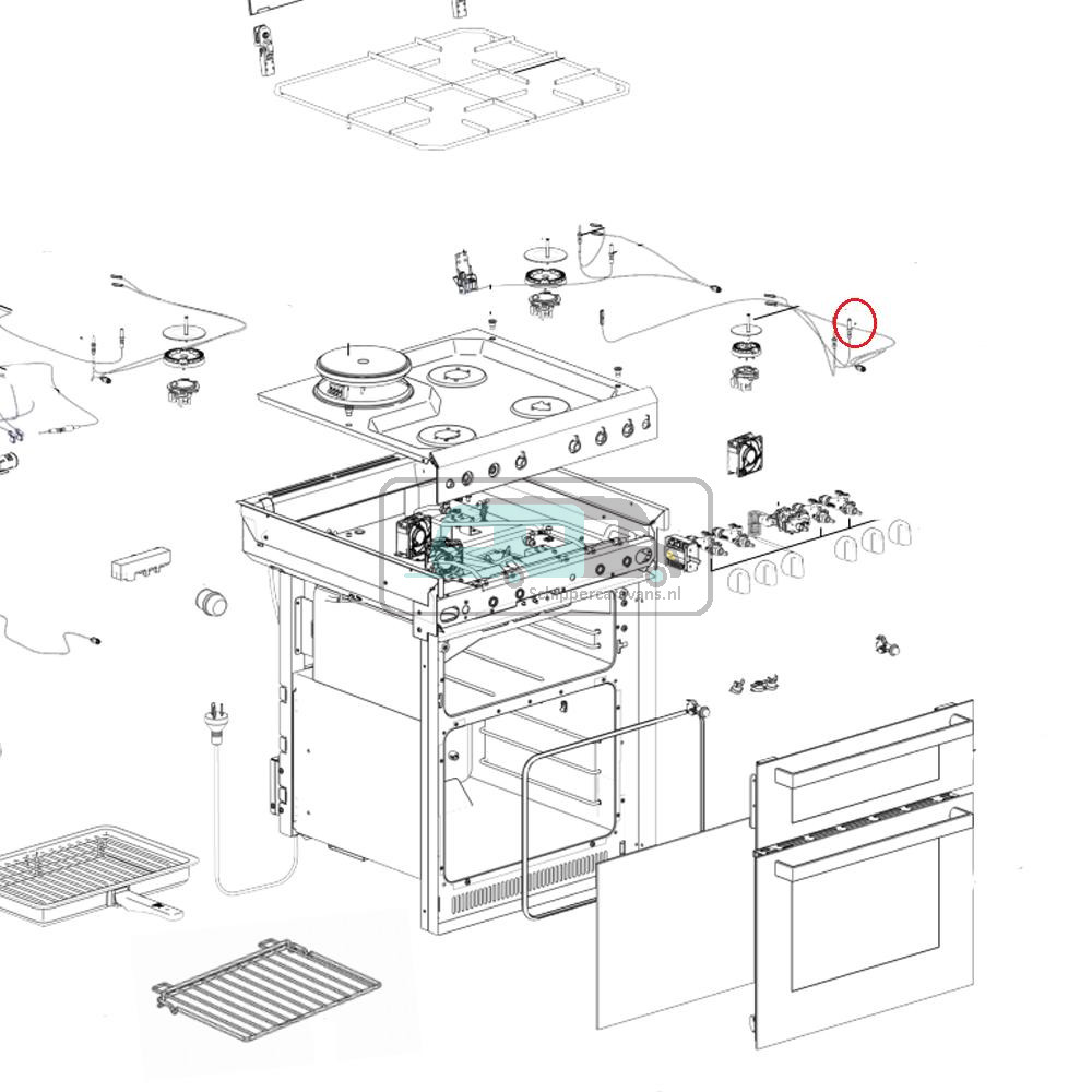 Thetford Hob Electrodes K1520 type C