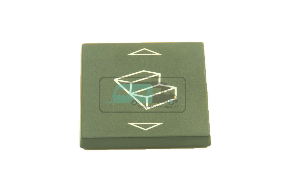 Presto Afdekplaat Wipschakelaar Enkel Opstap Ansor Switch S-20.000 Zwart