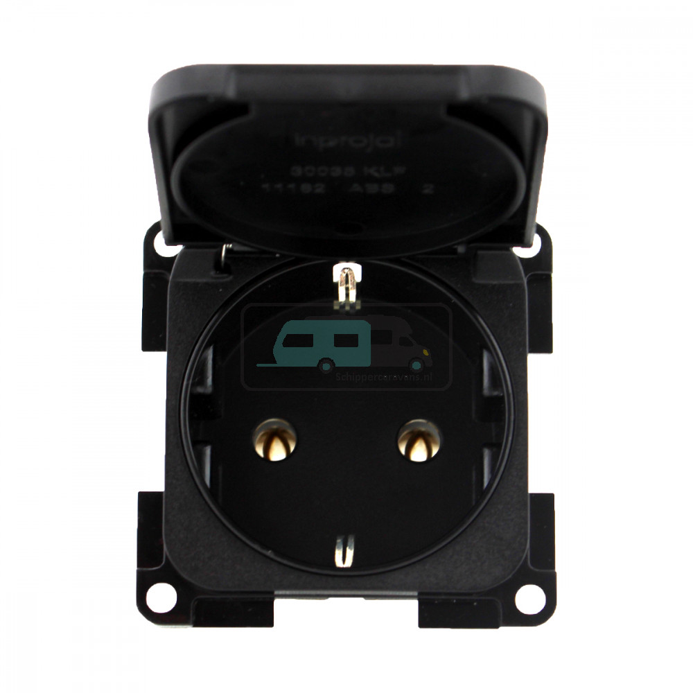 Presto Contactdoos 230V Inbouw S-30.000 Zwart